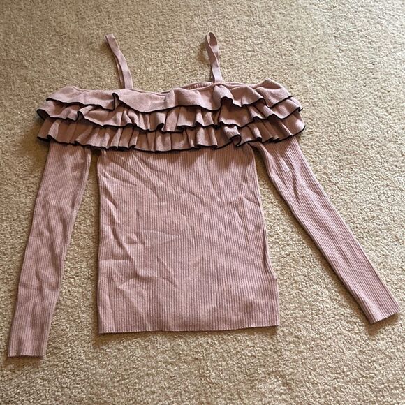 Forever 21 Sweaters - Blush off the shoulder sweater